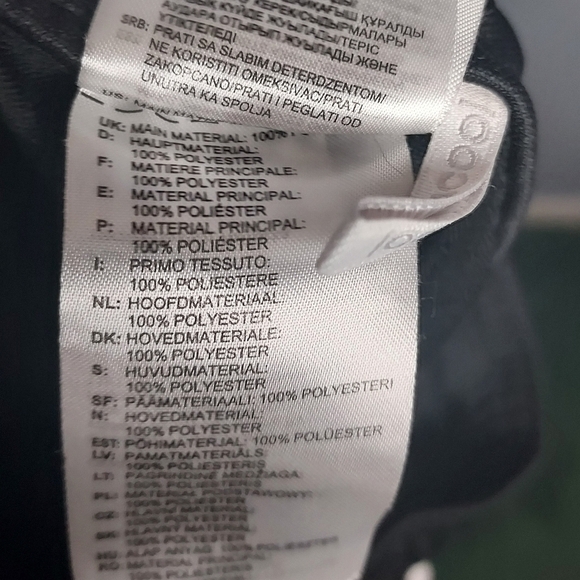 Adidas Black/White Joggers Size Large Climacool - Picture 9 of 9